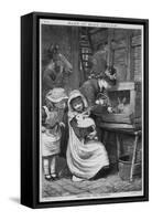 Pet Rabbits 1879-Robert Barnes-Framed Stretched Canvas