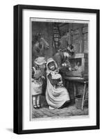 Pet Rabbits 1879-Robert Barnes-Framed Art Print