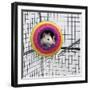 Pet Rat in Toy in Cage-null-Framed Photographic Print