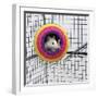 Pet Rat in Toy in Cage-null-Framed Photographic Print