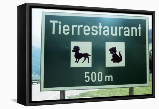 Pet Restaurant Ahead-Paul Almasy-Framed Stretched Canvas