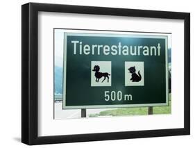 Pet Restaurant Ahead-Paul Almasy-Framed Photographic Print