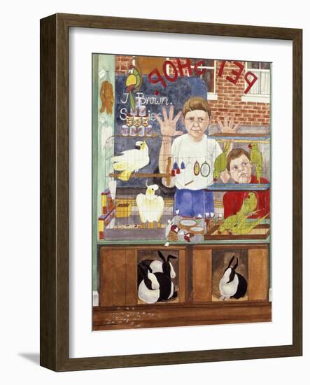 Pet Shop Boys-Linda Benton-Framed Giclee Print