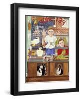 Pet Shop Boys-Linda Benton-Framed Premium Giclee Print