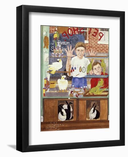 Pet Shop Boys-Linda Benton-Framed Premium Giclee Print