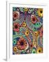 Petals and Paisley-Fusion Idol Arts-Framed Giclee Print