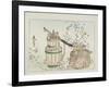 Petals Caught in a Twister-Shibata Zeshin-Framed Giclee Print