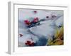 Petals Floating Downstream-Mary Smith-Framed Giclee Print