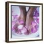 Petals In a Foot Bath-Cristina-Framed Premium Photographic Print