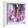 Petals In a Foot Bath-Cristina-Framed Premium Photographic Print