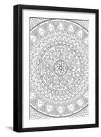 Petals Mandala-Hello Angel-Framed Giclee Print