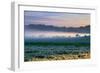 Petaluma Farm Land and First Light, Sonoma, San Francisco Bay Area-Vincent James-Framed Photographic Print