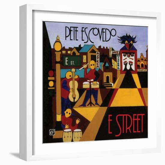 Pete Escovedo - E-Street-null-Framed Art Print