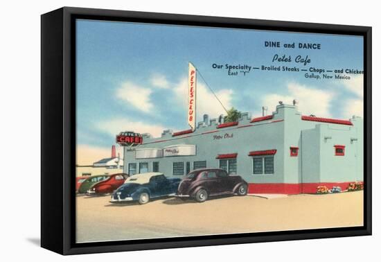 Pete's Cafe, Gallup, New Mexico, Route 66-null-Framed Stretched Canvas