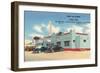 Pete's Cafe, Gallup, New Mexico, Route 66-null-Framed Art Print