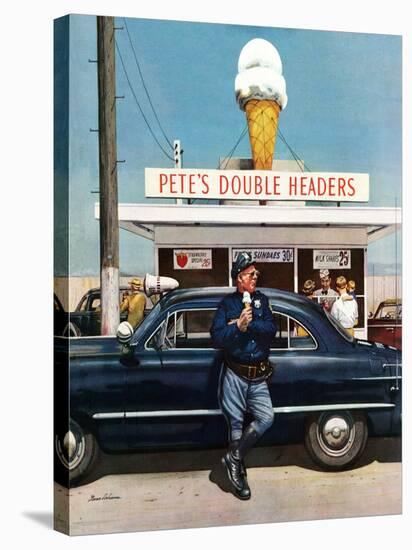 "Pete's Double Headers", September 22, 1951-Stevan Dohanos-Stretched Canvas