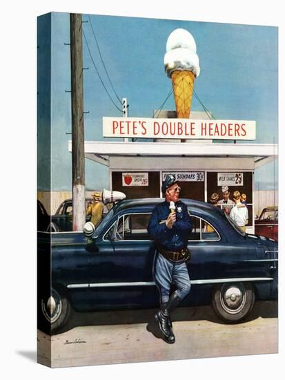 "Pete's Double Headers", September 22, 1951-Stevan Dohanos-Stretched Canvas