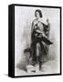 Peter Abelard with Book-null-Framed Stretched Canvas