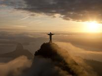 Statue of Jesus, known as Cristo Redentor (Christ the Redeemer), on Corcovado Mountain in Rio De Ja-Peter Adams-Photographic Print