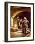 Peter and John hurry to the empty tomb - Bible-William Brassey Hole-Framed Giclee Print