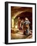 Peter and John hurry to the empty tomb - Bible-William Brassey Hole-Framed Giclee Print