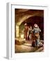 Peter and John hurry to the empty tomb - Bible-William Brassey Hole-Framed Giclee Print