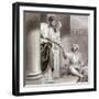 Peter and John with the Beggar at the Beautiful Gate, C1810-C1844-Henry Corbould-Framed Giclee Print