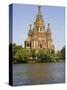 Peter and Paul Church Seen from Tsarina Pavilion, Peterhof, St. Petersburg, Russia-G Richardson-Stretched Canvas