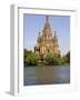 Peter and Paul Church Seen from Tsarina Pavilion, Peterhof, St. Petersburg, Russia-G Richardson-Framed Photographic Print