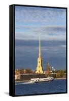 Peter and Paul Fortress on Neva Riverside, St. Petersburg, Russia-Gavin Hellier-Framed Stretched Canvas