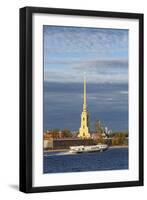 Peter and Paul Fortress on Neva Riverside, St. Petersburg, Russia-Gavin Hellier-Framed Photographic Print