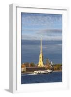 Peter and Paul Fortress on Neva Riverside, St. Petersburg, Russia-Gavin Hellier-Framed Photographic Print