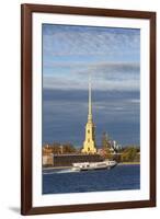 Peter and Paul Fortress on Neva Riverside, St. Petersburg, Russia-Gavin Hellier-Framed Photographic Print