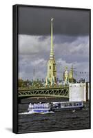 Peter and Paul Fortress on Neva Riverside, St. Petersburg, Russia-Gavin Hellier-Framed Photographic Print