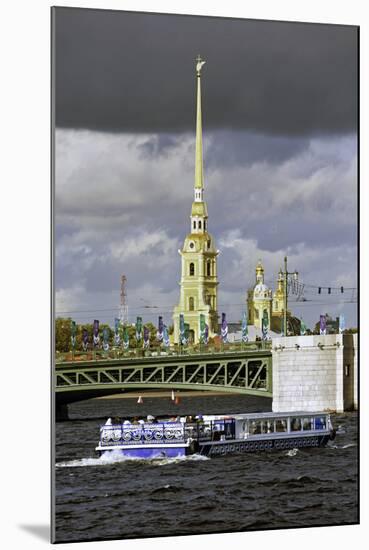 Peter and Paul Fortress on Neva Riverside, St. Petersburg, Russia-Gavin Hellier-Mounted Photographic Print