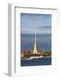 Peter and Paul Fortress on Neva Riverside, St. Petersburg, Russia-Gavin Hellier-Framed Photographic Print