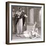 Peter and Sapphira, Wife of Ananias, C1810-C1844-Henry Corbould-Framed Giclee Print