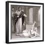 Peter and Sapphira, Wife of Ananias, C1810-C1844-Henry Corbould-Framed Giclee Print