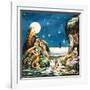 Peter and the Mermaids, Illustration from 'Peter Pan' by J.M. Barrie-Nadir Quinto-Framed Giclee Print