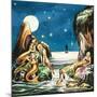 Peter and the Mermaids, Illustration from 'Peter Pan' by J.M. Barrie-Nadir Quinto-Mounted Giclee Print