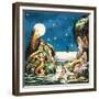 Peter and the Mermaids, Illustration from 'Peter Pan' by J.M. Barrie-Nadir Quinto-Framed Giclee Print