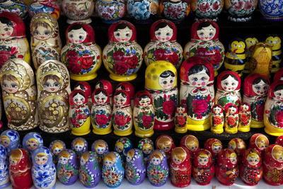 Traditional Russian Dolls on Sale St. Petersburg Russia Europe Photographic Print Peter Barritt AllPosters