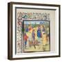 Peter Bartholomew Undergoing the Ordeal by Fire, 1460s-null-Framed Giclee Print