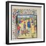 Peter Bartholomew Undergoing the Ordeal by Fire, 1460s-null-Framed Giclee Print