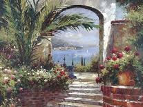 Bougainvillea Archway-Peter Bell-Art Print