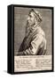 Peter Breughel, Plate 19 from the Series "Pictorum Aliquot Celebrium Germanaie Inferioris Effigies"-Johan Wierix-Framed Stretched Canvas