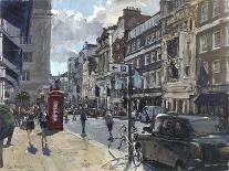 Regent Street, Rain, Looking North, 2014-Peter Brown-Giclee Print
