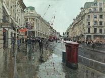 Regent Street, Rain, Looking North, 2014-Peter Brown-Giclee Print