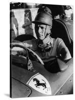 Peter Collins in a Ferrari, C1956-null-Stretched Canvas