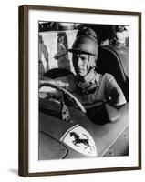 Peter Collins in a Ferrari, C1956-null-Framed Photographic Print